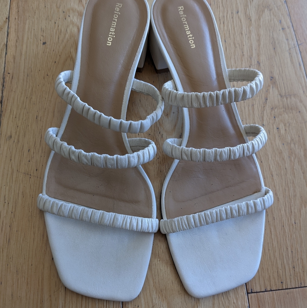 Assunta Strappy Block Heel Mule